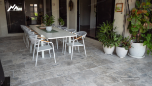Natural stone: Grey Apricot marble stone