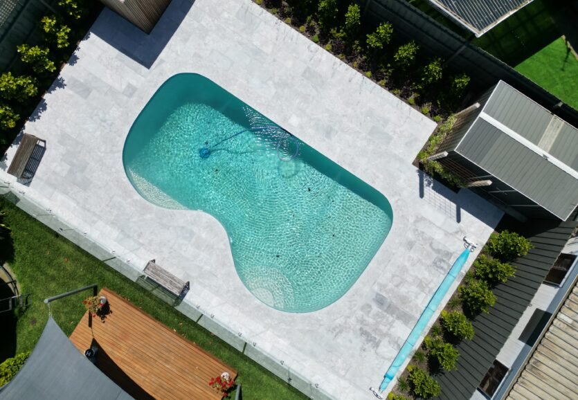 Vietnam Grey Marble Swimming Pool