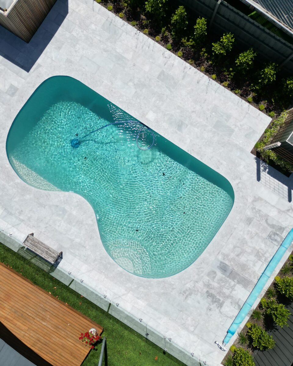 Vietnam Grey Marble Swimming Pool
