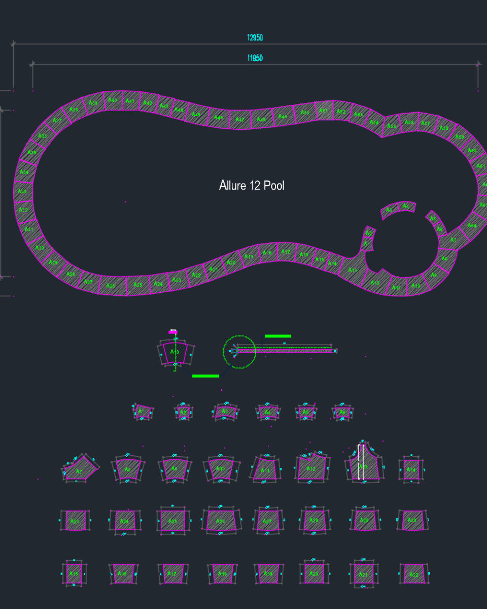 Pool cad drawing - Nam Stone Pool cad drawing